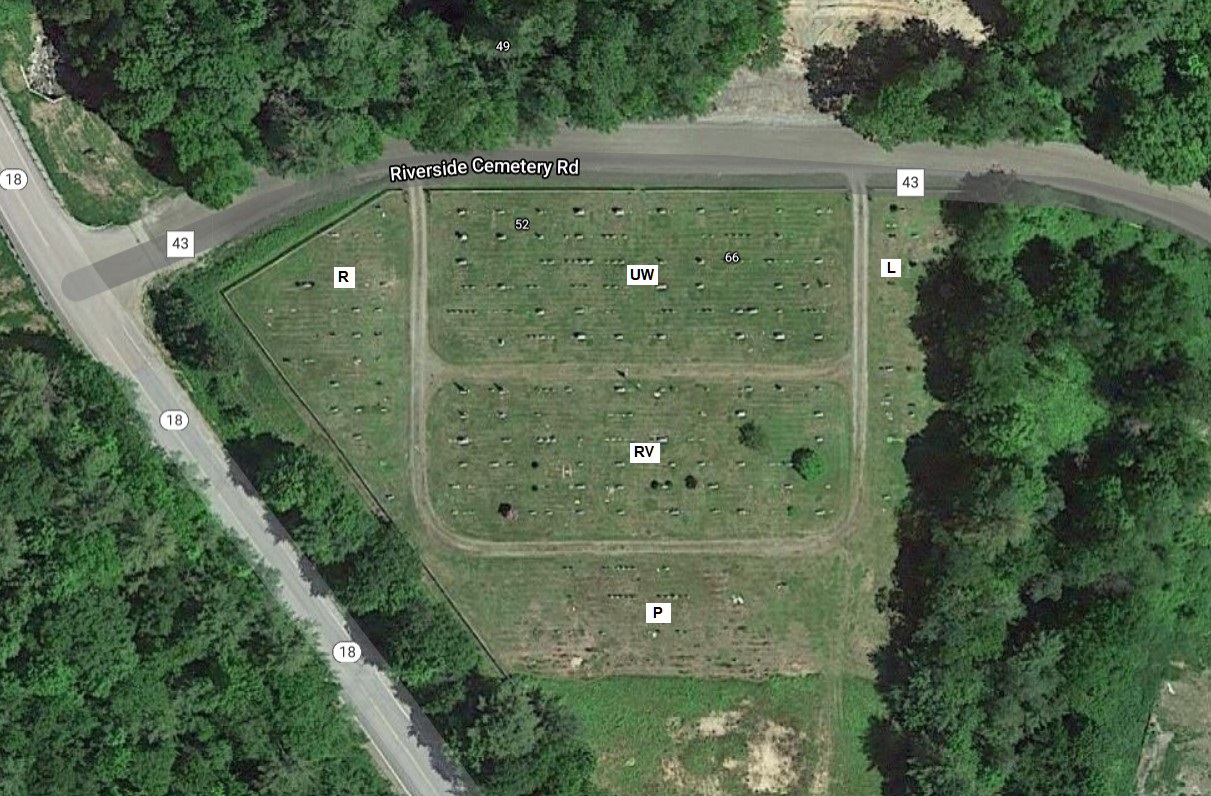  Riverbank Cemetery Map